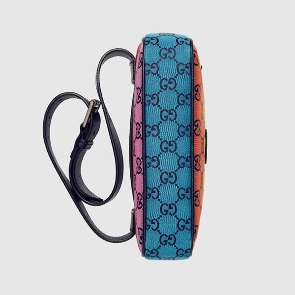 【グッチ】新作☆GG マルチカラー ベルトバッグ 658657 2U1BN 4198